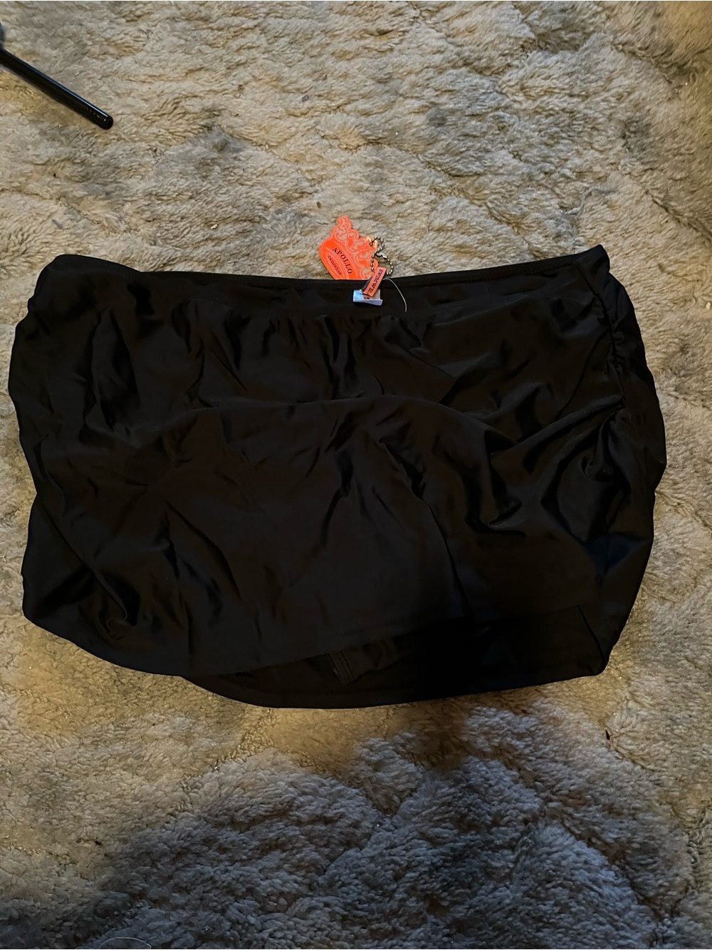 Apollo Black Swim Skirt with Built-In Brief